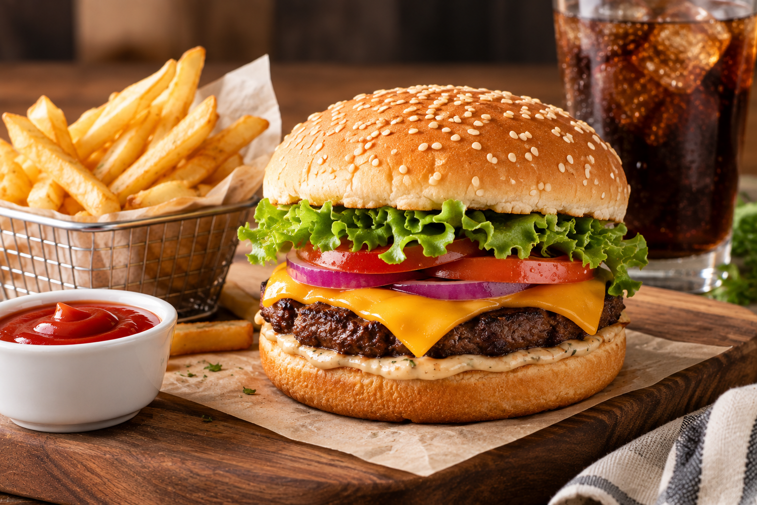 Le Chai Classic Burger